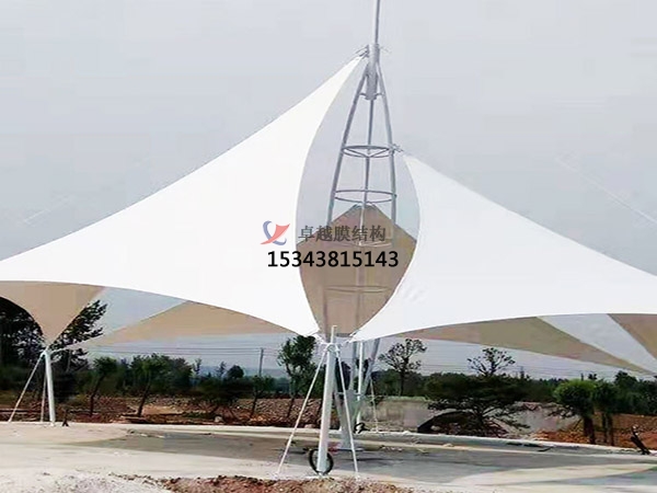 梅州膜結(jié)構(gòu)雨棚工程設計施工案例 　　