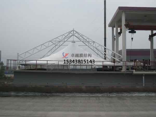銀川市<font color='red'>污水池加蓋</font>圖片/膜結(jié)構(gòu)罩棚案例、設(shè)計(jì)